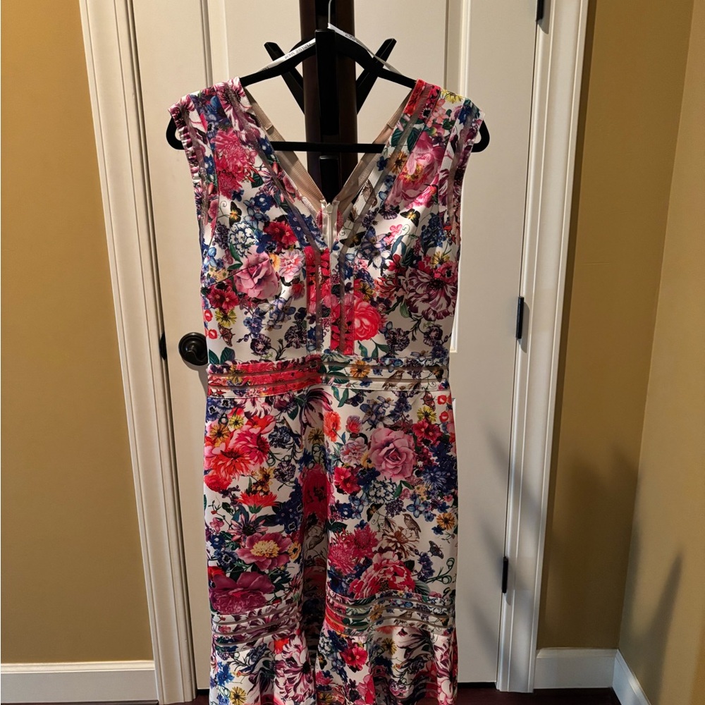 Tadashi Shoji Floral Multicolor Dress
